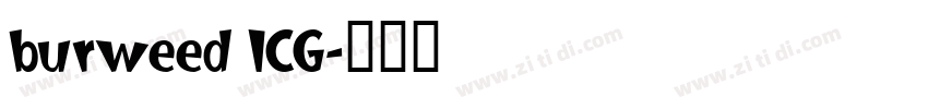 burweed ICG字体转换